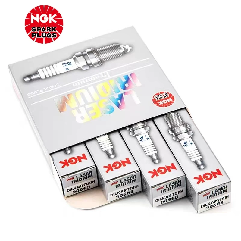 4PCS Original NGK DILKAR7D11H 90565 Laser Iridium Platinum Spark Plug For Nissan TEANA Qashqai X-TRAIL Renaud KOLEOS Kadjar 2.0L