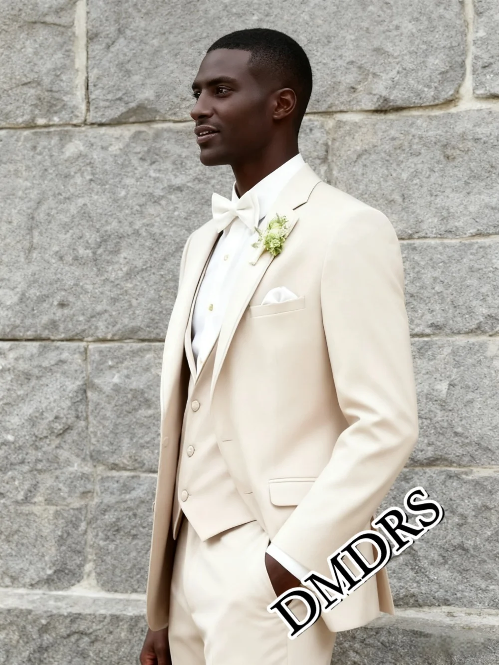High-Quality Men's Suit Set 3PCS For Wedding Formal Slim-Fit Business Men's Suit Set Exquisite Office Men's Suit Set