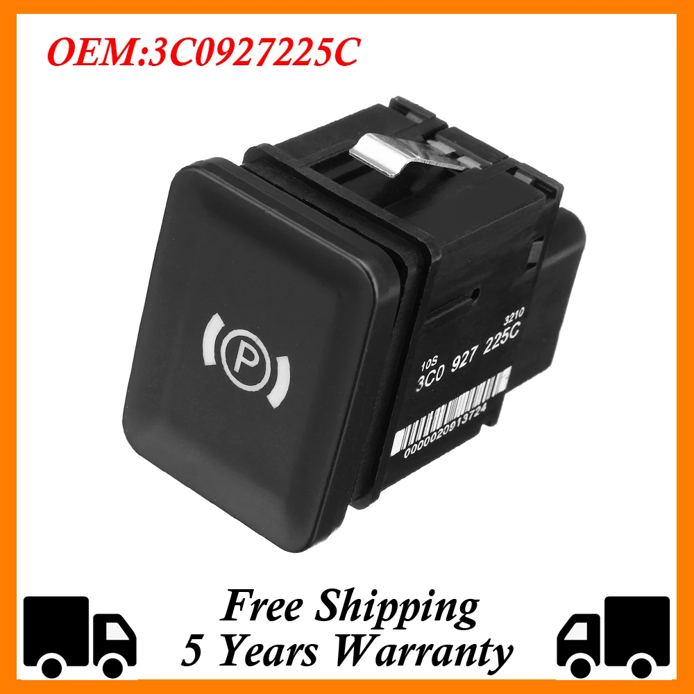 New For Passat B6 Handbrake Button Switch Car Parking Brake Switch For VW Passat B6 R36 C6 Cc 3C0927225C 3C0927225B