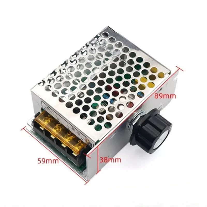 4000W 220V AC SCR Motor Speed Controller Module Voltage Regulator Temperature Dimmer for Electric Furnace Water Heater LED Light