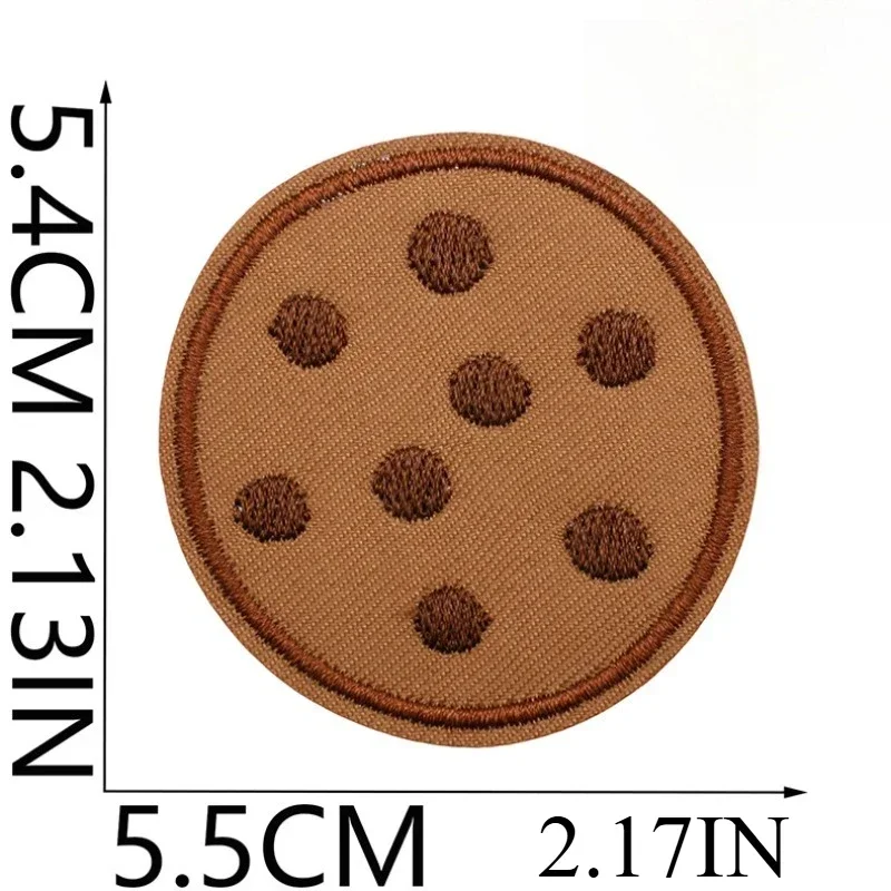 الكرتون البسكويت التطريز القماش ملصق الكمبيوتر التطريز الفصل الصبي الكي مضحك العين التطريز ملصق #2