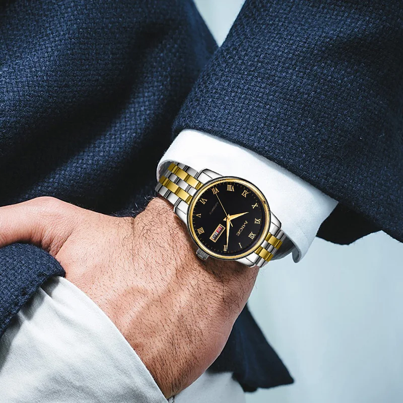 MIGE Orologi da uomo 2025 Nuovo orologio meccanico automatico per uomo Moda Warterproof Top Brand Orologio da polso di lusso in acciaio inossidabile