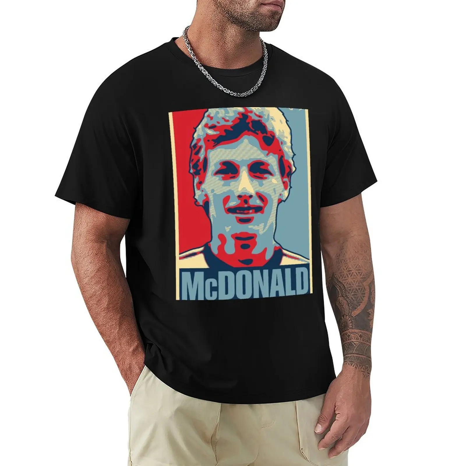 

McDonald T-Shirt affliction shirts graphic tee shirt customizeds mens tall t shirts