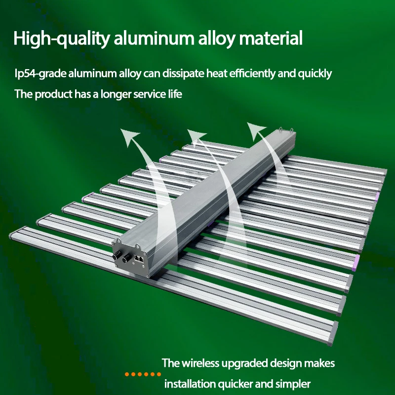 الإضاءة التكميلية لمصنع الأخطبوط، مصباح نمو النبات ثنائي القناة كامل الطيف، مصباح زراعة LED بالأشعة فوق البنفسجية بالأشعة تحت الحمراء