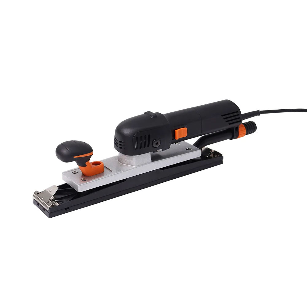 710W Long-Board Central Vacuum Orbital Sander Eccentric 5.0mm with 70x400mm Backing Pad
