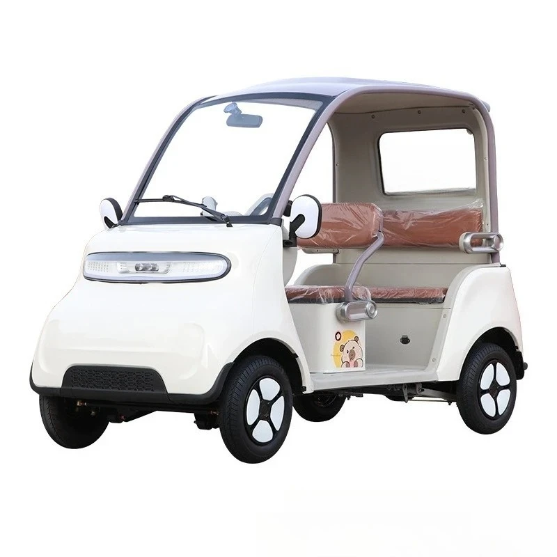 

Semi-enclosed recreational electric four-wheeler, carport canopy, new battery car for daily travel