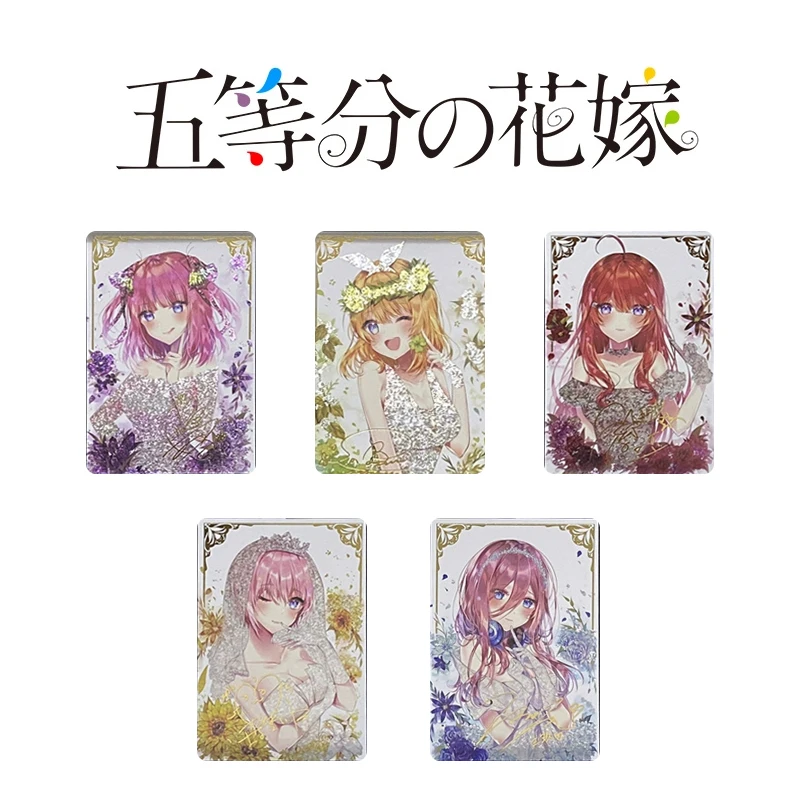 

5Pcs/set The Quintessential Quintuplets Kids Toys Nakano Ichika Anime Characters Collection Card Board Game Card Christmas Gift