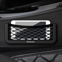 Car Storage Net Bag Phone Holder Pocket Organizer for Mercedes Benz B/C/E/S Class A Class C200L GLC GLK New CLA GLA Accessories