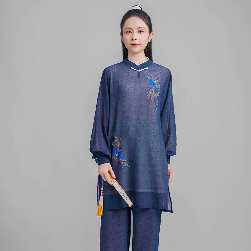Tai Chi Kung Fu Suit Chinese Traditional Martial Arts Uniform for Women and Men Fluid Drape Breathable & Comfortable