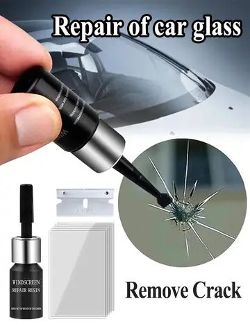 Car Glass Repair Window Cracks Gone Kit Remove Scratch Automobile Truck Motorcycles Broken Repair Windscreen Crack Recovery Set