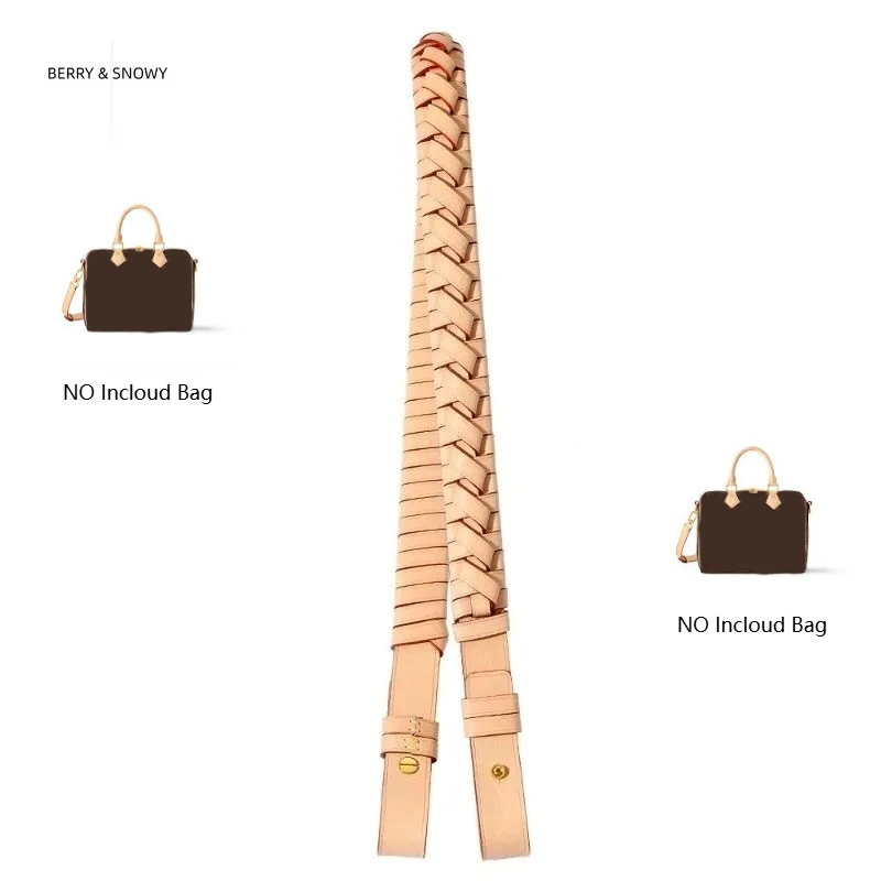 

Berry&Snowy из натуральной кожи Vachetta, сумка на плечо, сменные ремни-цепочки, ручка на заказ для сумки Speedy 25/30