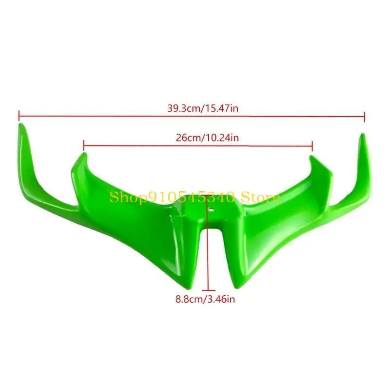 جناح الدراجات النارية U2JA ، ABS ABS ABSINMIC SPOILER SIDED SIDE AIR SPLECTORS PORTICKECLE FAIRING FAIRNG