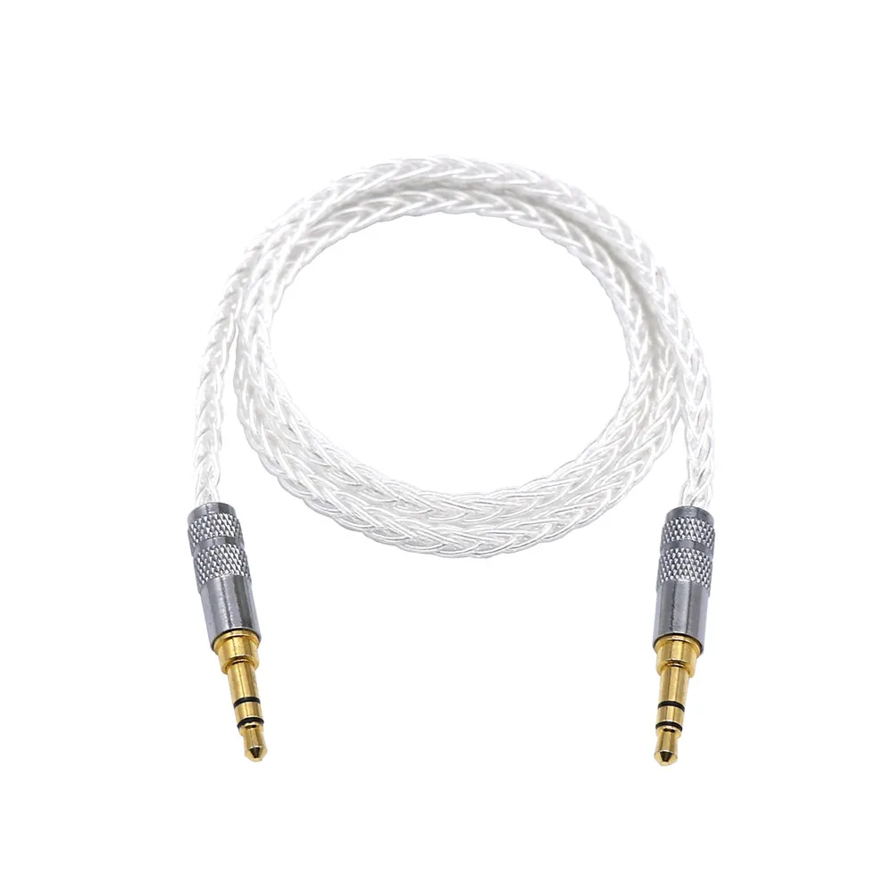 New Jack 3.5 Audio Cable 3.5mm TRS to TRS Speaker Line Aux Cable for Phone Car Headphone Audio Cord Cable For Amplifier DAP DA