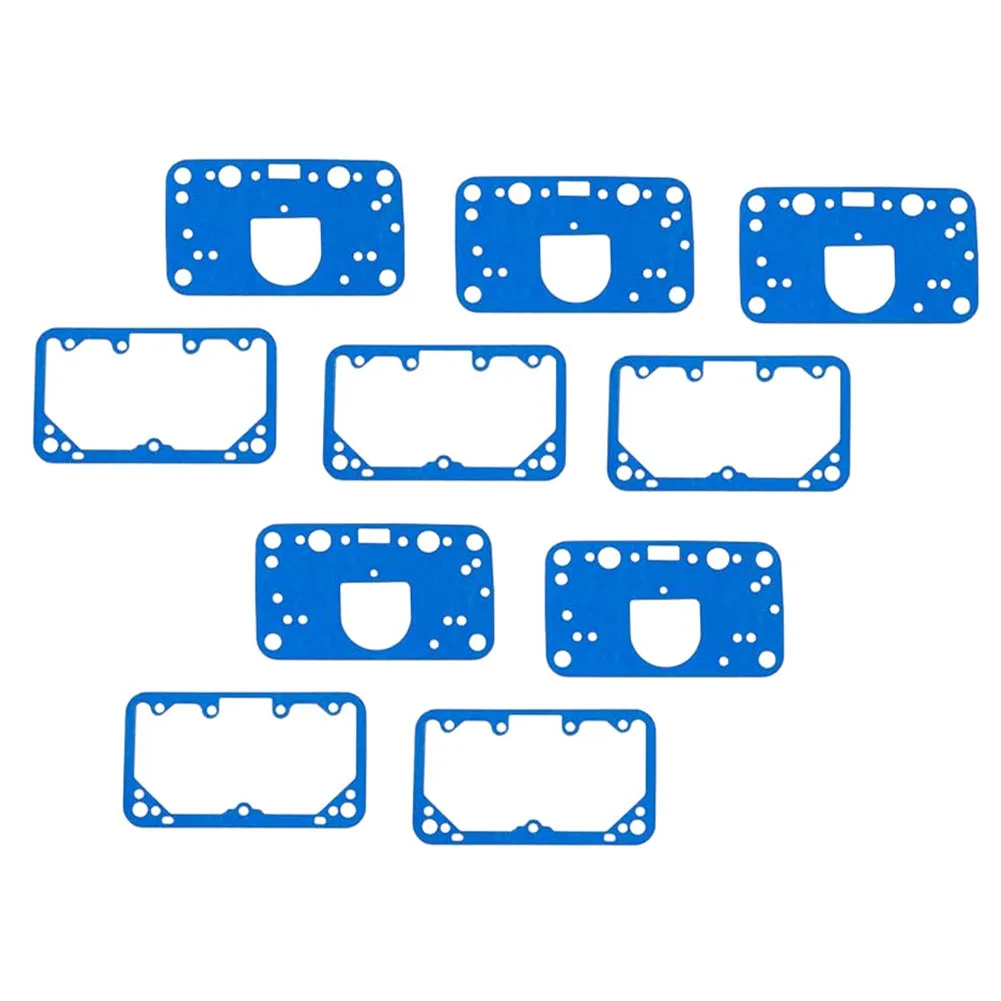 10 Pack Fuel Bowl Metering Block Gasket For Holley Carburetor 4150 4160 4500 High Quality Seal Kit Car Engine Repair Accessories