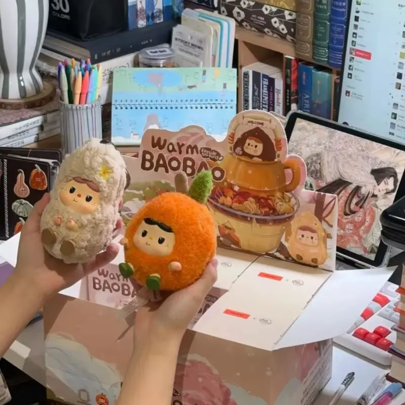 Genuino Nuovo Caldo Baobao Fireside Tea Party Serie Cieco Scatola Del Vinile Garage Ki Carino Alla Moda Desktop Decor Regalo Mistero Giocattolo Personalizzato