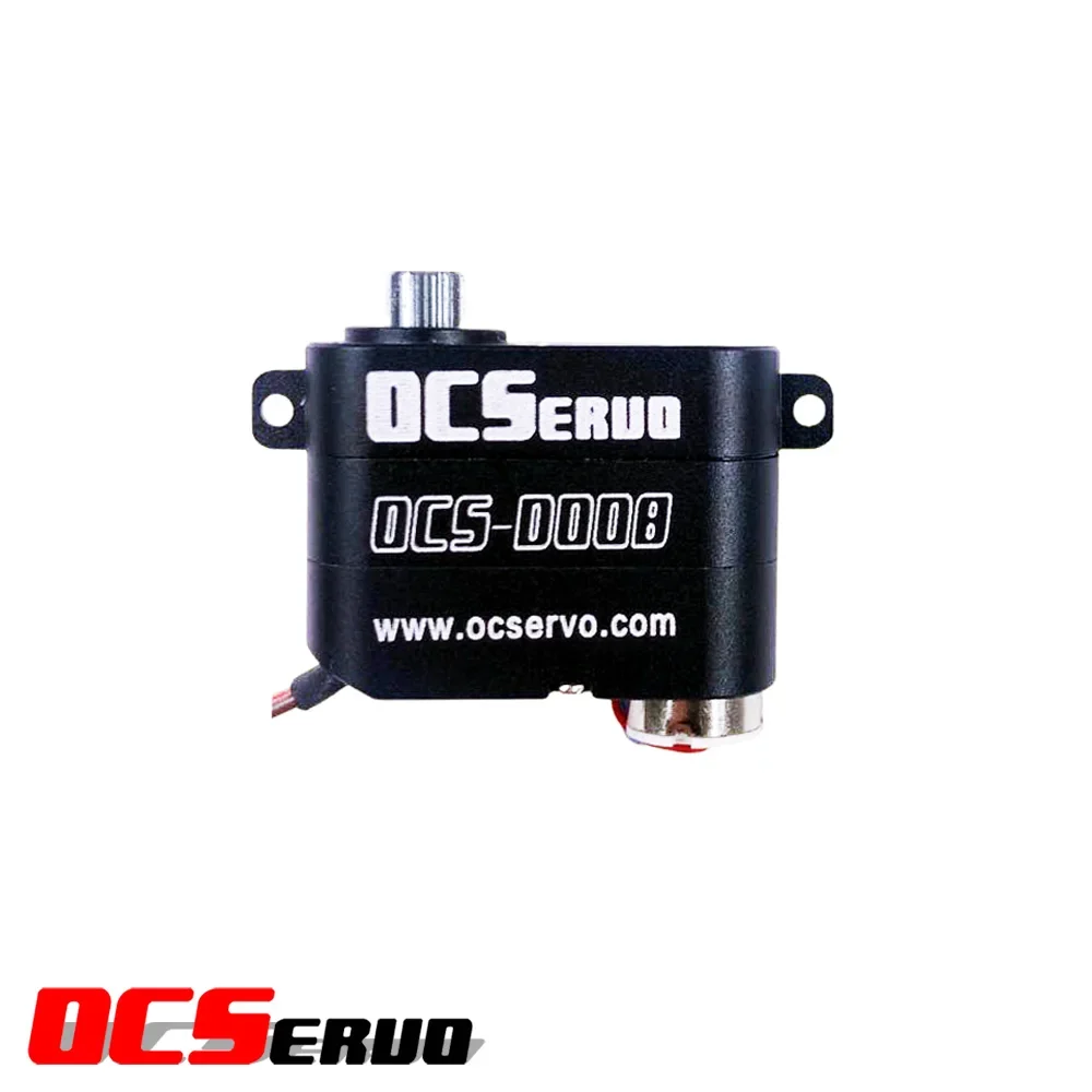 OCS-D008 7,4 V 3,2 kg. cm 7,7 g 0,07 S/60 °   Motore coreless Micro servo Metal Gear All CNC Case