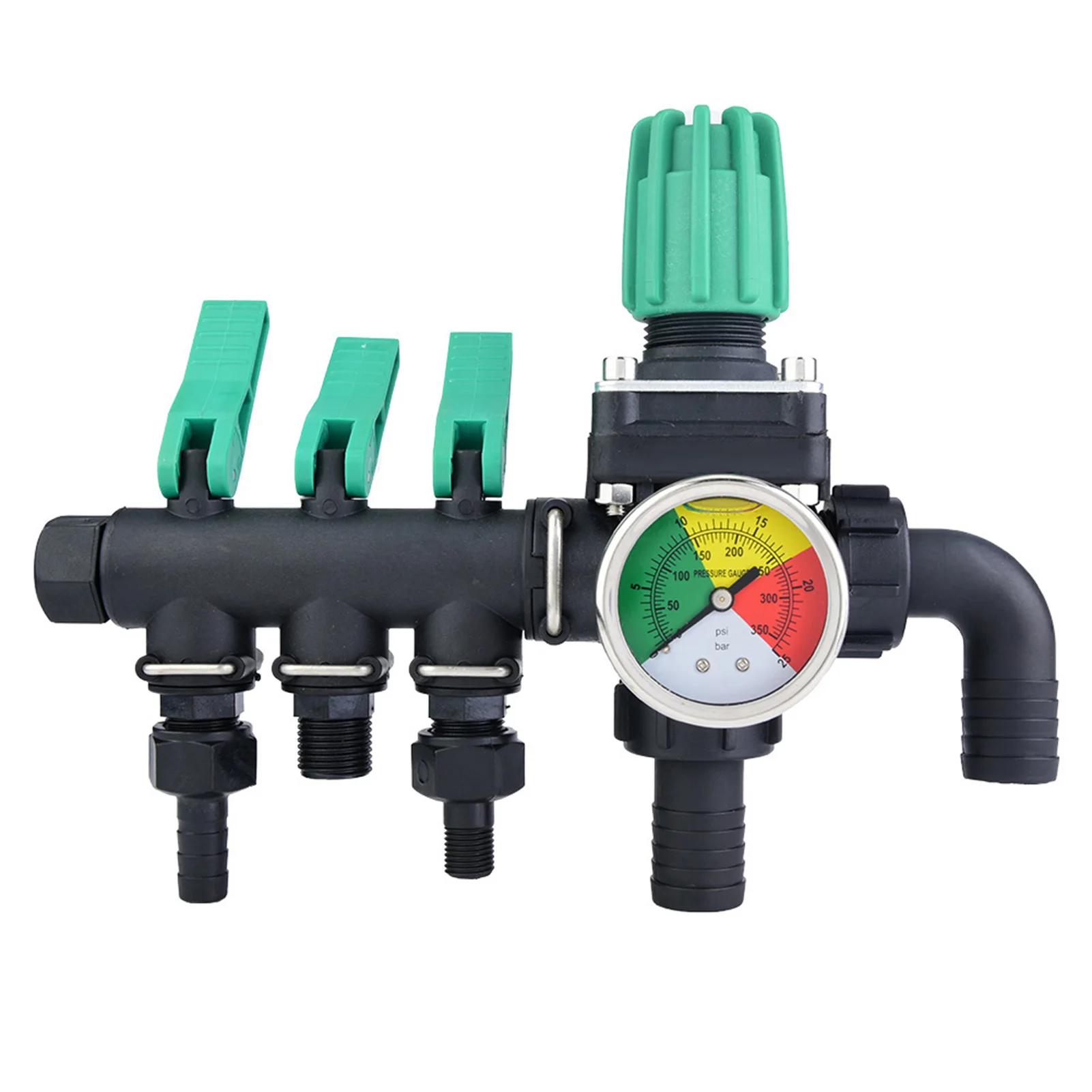 Agricultural Sprayer Control Shut Off Valve 3 Way Water Splitter
