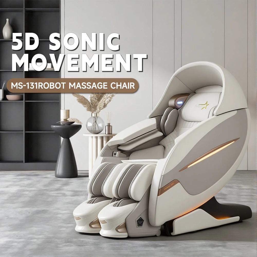 Coolfull Big Full Body Airbags Hand Acupressure Pads 4D Massage Chair With Individual Leg Stretching