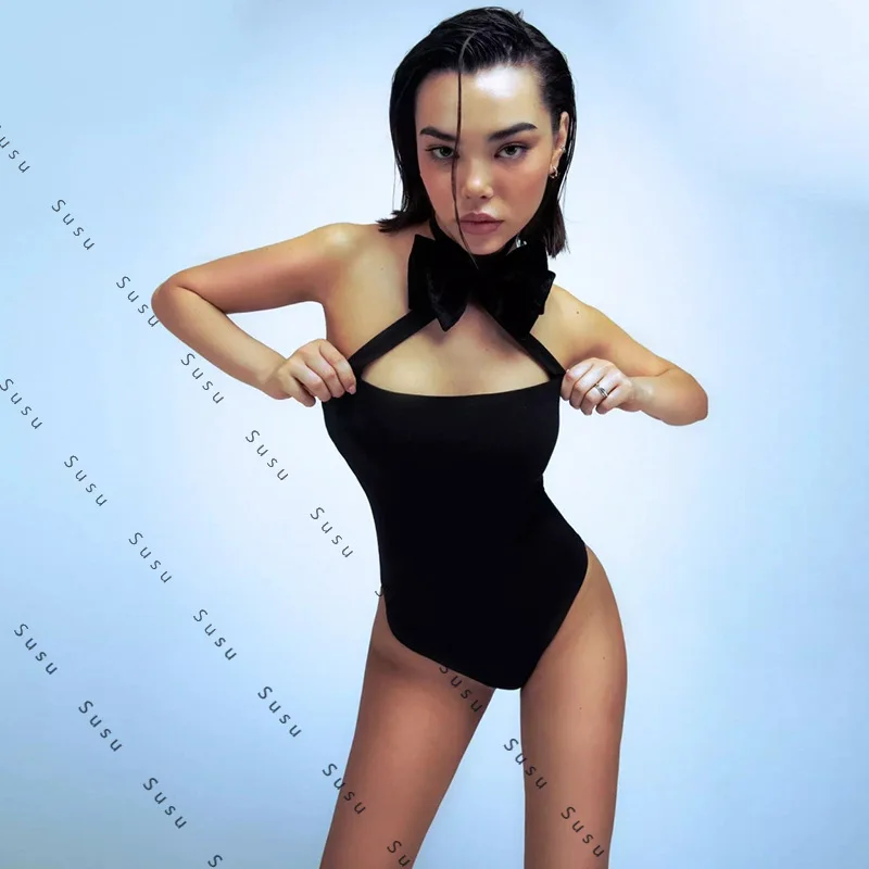 

Новые европейские и американские женские ремни для одежды 2025 года, банты на шею, протекающая спина, плотное тело, красивые ягодицы, сексуальные и популярные тр.