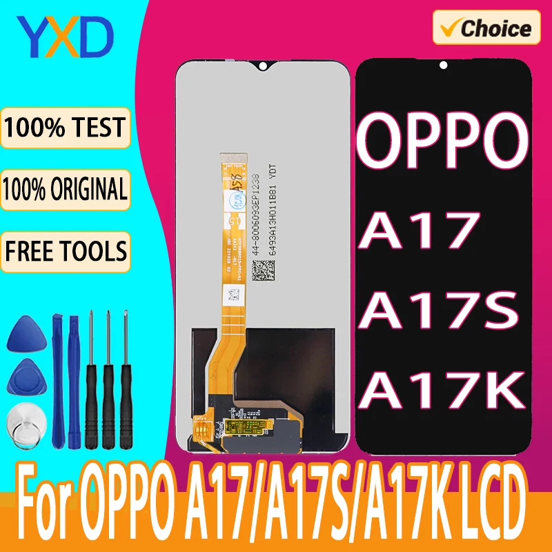 LCD Display For OPPO A17 LCD Display Touch Screen Digitizer Assembly For OPPO A17 A17s A17K LCD Screen Replacement