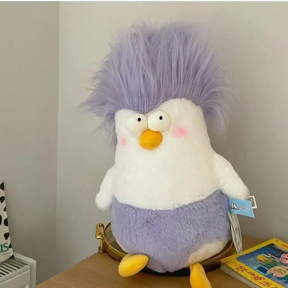 Novo desenho animado de frango brinquedos de pelúcia cabeça afro kawaii animal travesseiro decoração de casa bonecas de pelúcia presentes de aniversário