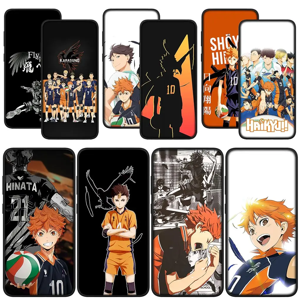 Shoyo Hinata Haikyuu Karasuno Casing for Motorola Moto E32 G22 G9 G30 G50 G60 G51 G52 G41 G42 G71 E7 G100 G10 G20 Cover Case