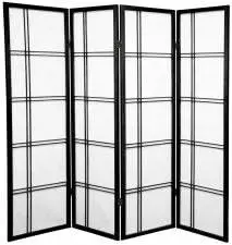 

Double Cross Room Divider 3 to 10 Panel (Black, 4)