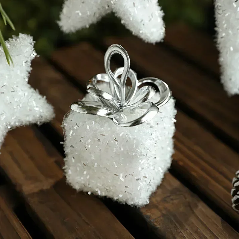 New Christmas Decorations White False Snow Foam Party Home Decoration New Year Christmas Decor Xmas Tree Hanging Pendant view 4