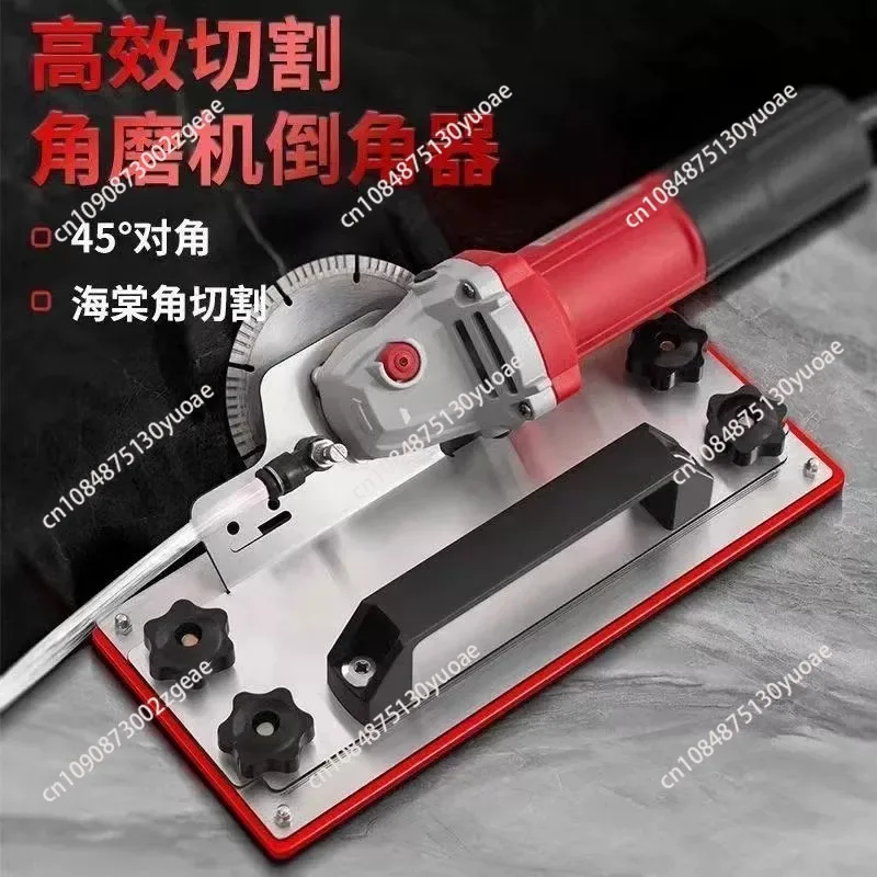 45 Degree Tile Chamfering Tool for 100 Type Angle Grinder Portable Ceramic Tile Chamfer Guide Plate Cutter view 3
