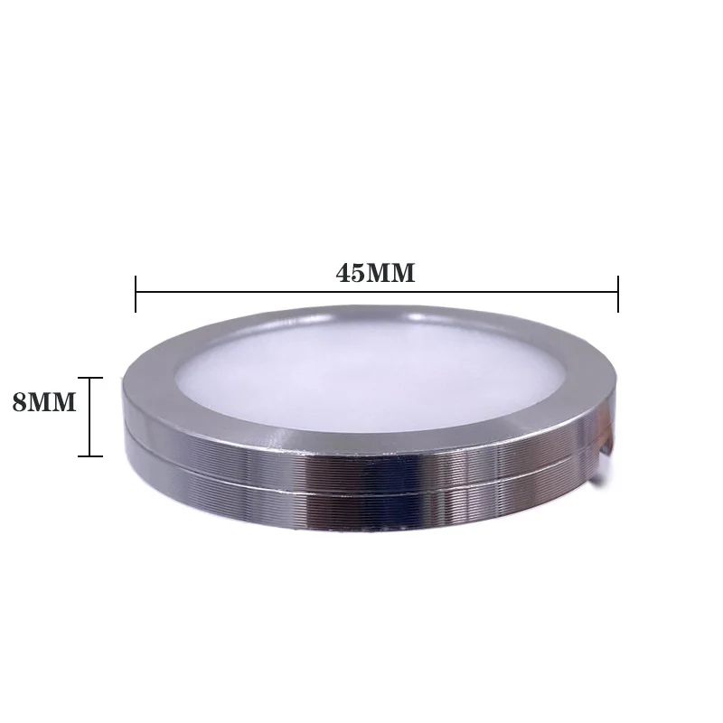 1pc DC5V USB  LED 8mm Ultra-thin Dimmable 3W Downlight  Surface Mounted Lamp Mini Light Jewelry Display Ceiling Indoor Spotlight