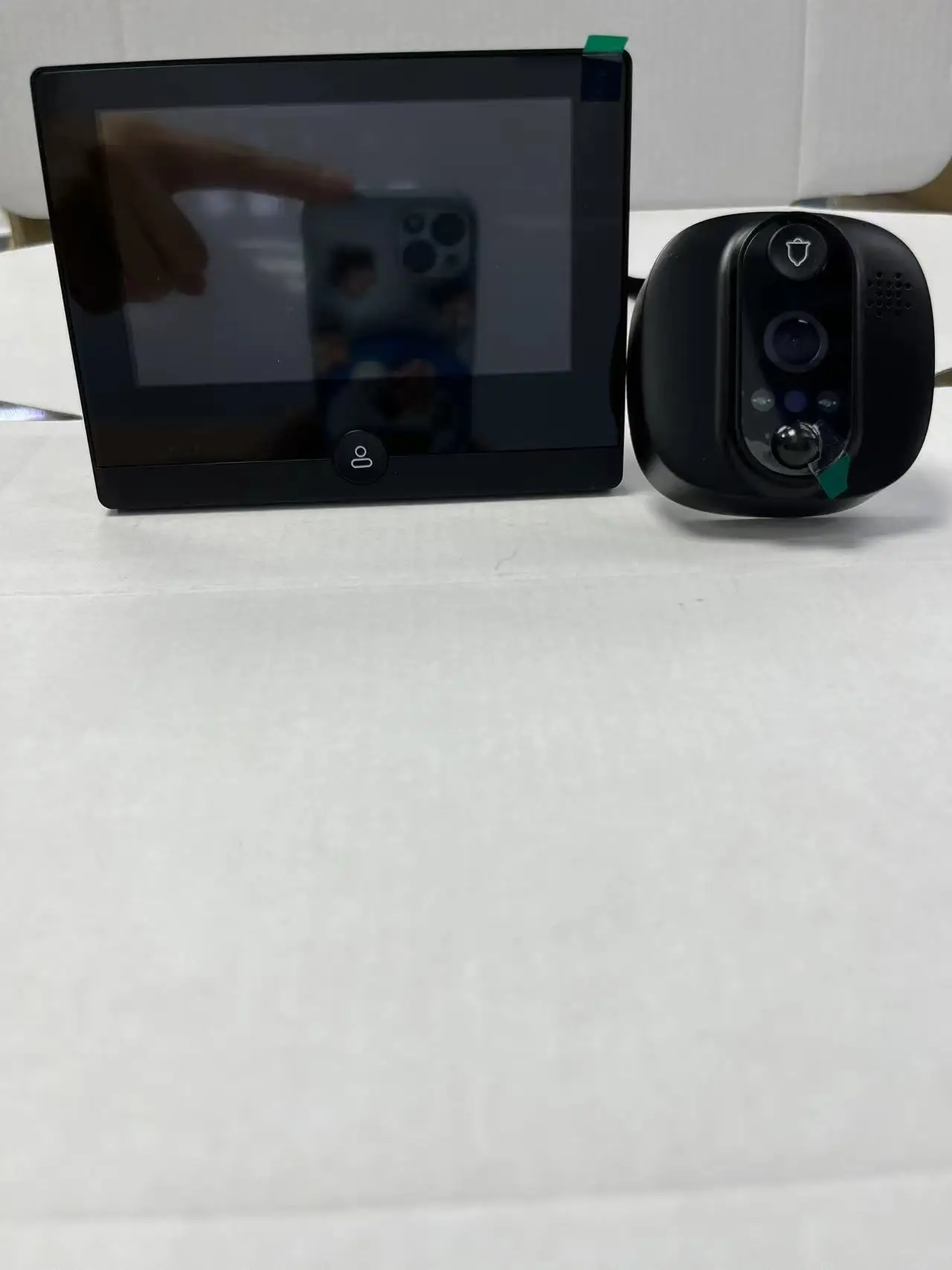 4,3 Zoll IPS Bildschirm 2MP 1080P Tuya APP WIFI IP Türklingel Intercom Video Tür Telefon Visuelle Türspion Kamera