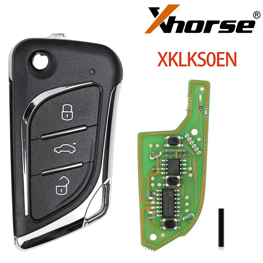 

5 шт./лот ключ Xhorse XKLKS0EN XKLKSOEN LEI.KSS стиль (хромированное покрытие) для VVDI Key Tool