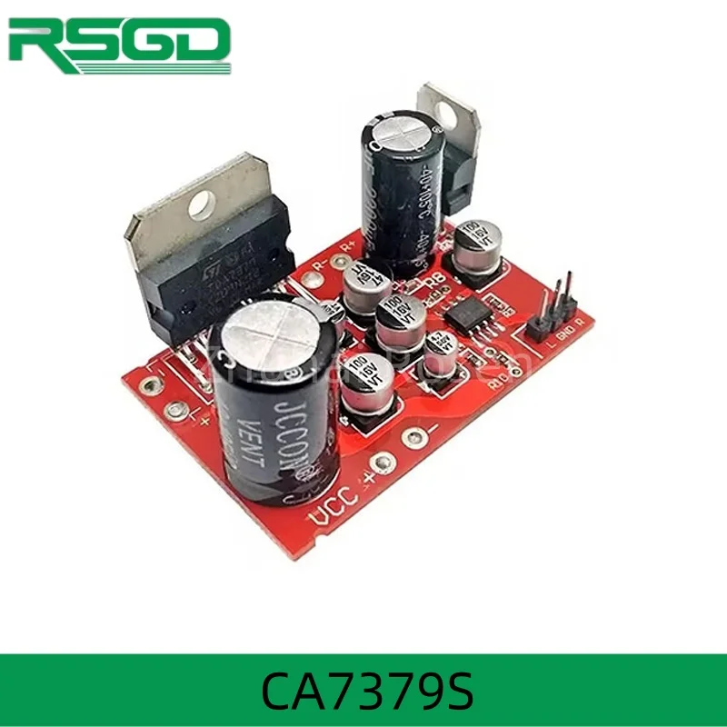 New CA7379S TDA7379+AD828 Electric Development Board Modules DC 12V 76W Amplification Stereo Power Supply Of Pre-op Amplifier