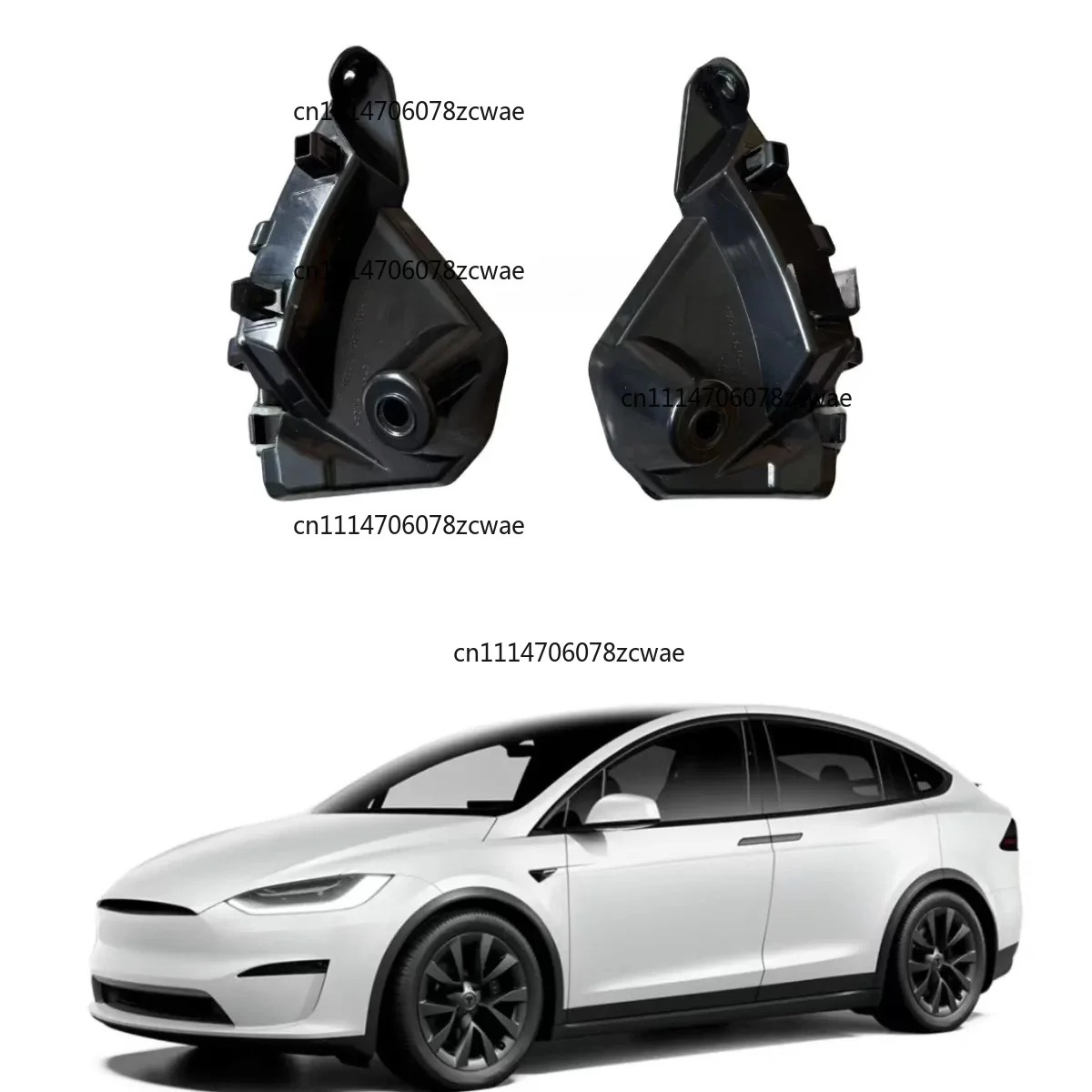 Front Fender Bumper Bracket Support for Model X 1095793-00-B 1047093-00-H Auto Body Replacement Parts LH RH