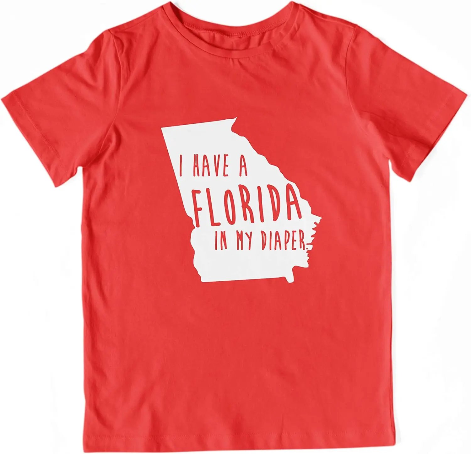 In My Diaper I Have A Florida - Georgia Rival Sports Fans Toddler Shirt