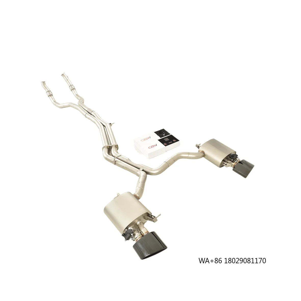Super Quality Cat-back and Front  Pipe Exhaust System Pipes for  RS6 RS7 C8 4.0T 2013-2020 With Electric Valves