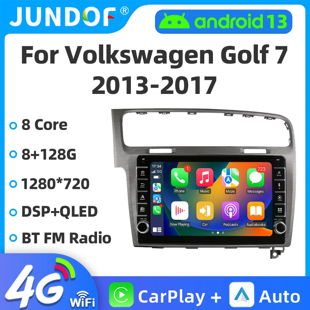 

For Volkswagen VW Golf 7 2013 -2017 Android Autoradio multimedia Video player 4G DSP Carplay GPS Stereo Car intelligent system