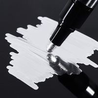 3/1pcs Mirror Chrome Markers Gold SILVER Permanent Reflective Paint Pen for Resin Supplies, Metal Model, Glass, Plastic Painting