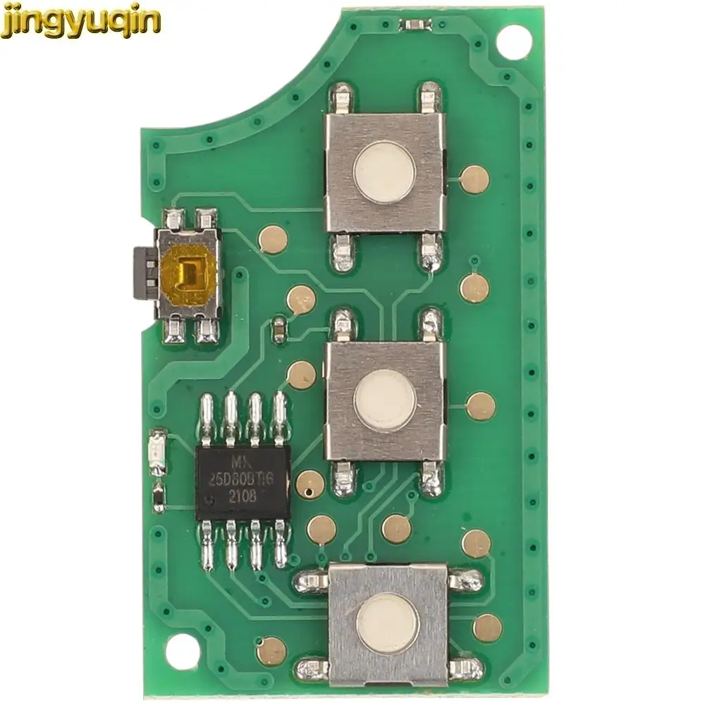 Jingyuqin Remote Car Key Circuit Board 315MHZ For VW Volkswagen Golf 2009 3+1 Buttons 1J0959753AM/DC/NBG92596263