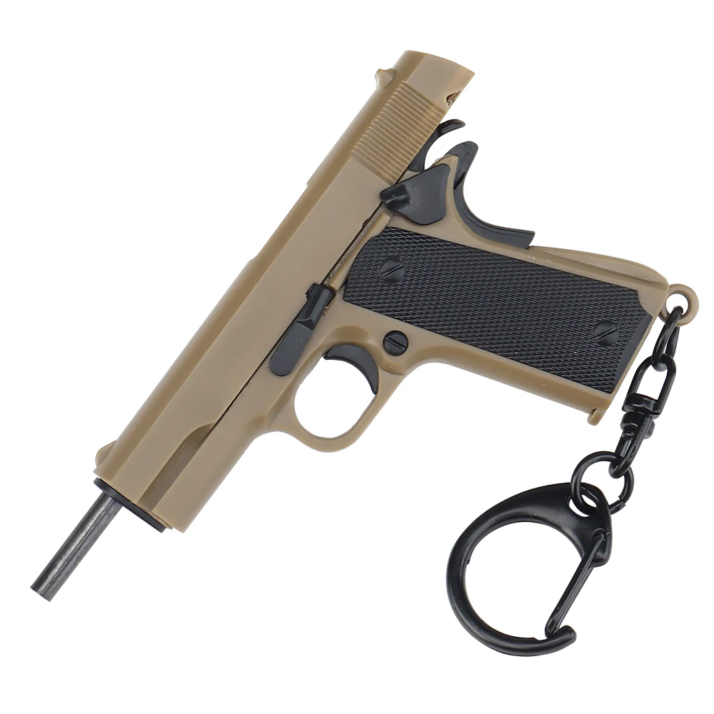 1911-Sand Mini pistolet brelok 1:4 miniaturowy pistolet w kształcie pistoletu brelok wisiorek bombka na prezent dla entuzjasta militariów kolekcja modeli