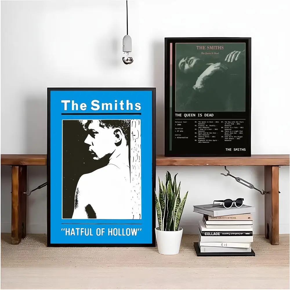 Rock The Smiths The Queen Is Dead Painting Calligraphy Canvas Poster Wall Art interior Hallway Home Decoration Holiday Gifts