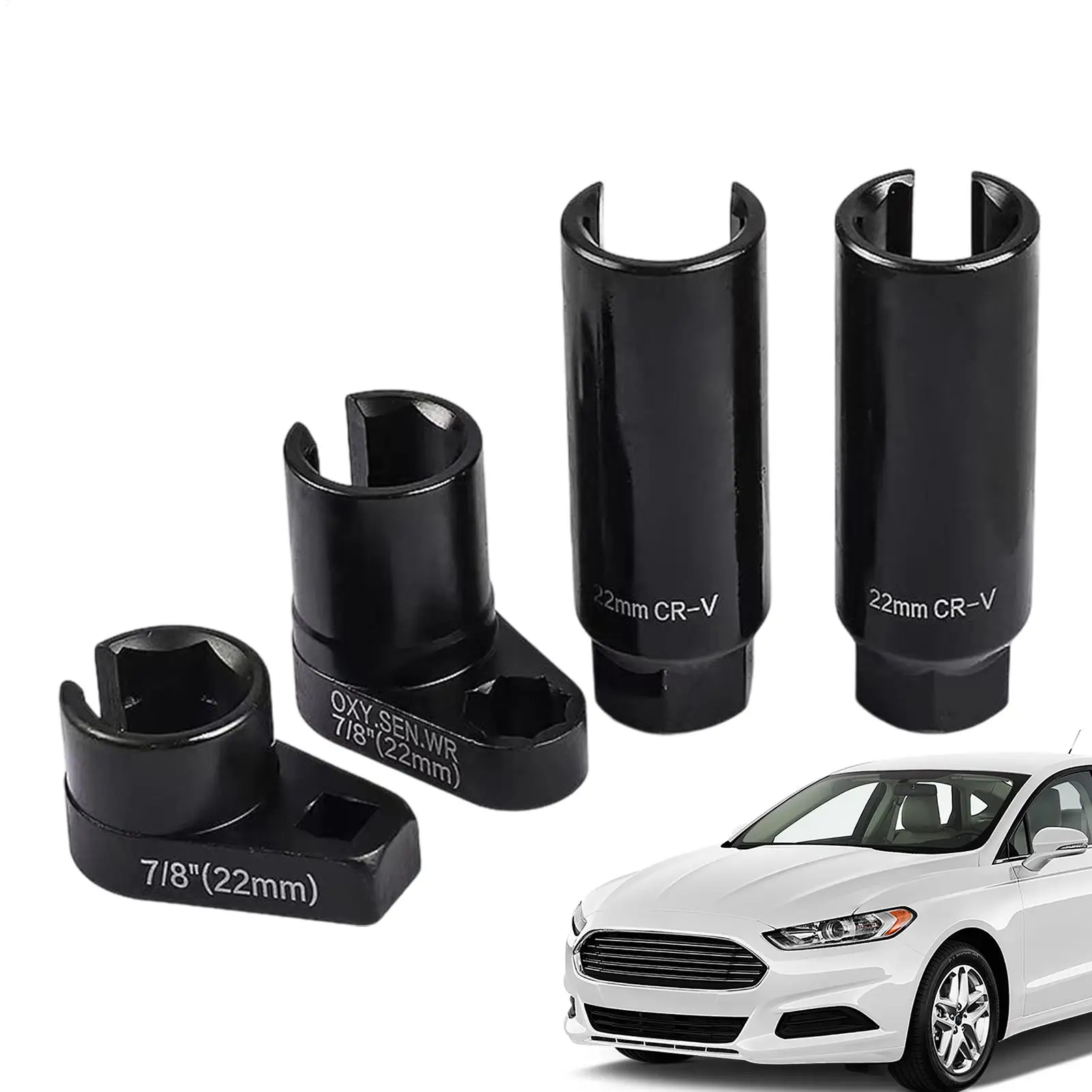 

Oxygen Sensor Adapter Compact Car Repair Tool With Storage Case O2 Oxygen Sensor Socket Set For Trailer Truck Automotive Sedan