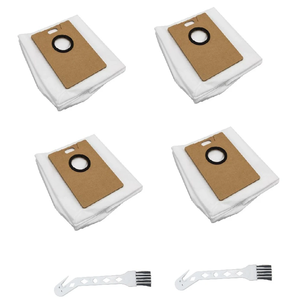B58B-For Tapo RV30 Max Plus Sweeper RV20 Max Plus Dust Bag Filter Replacement Pack Accessory Brush