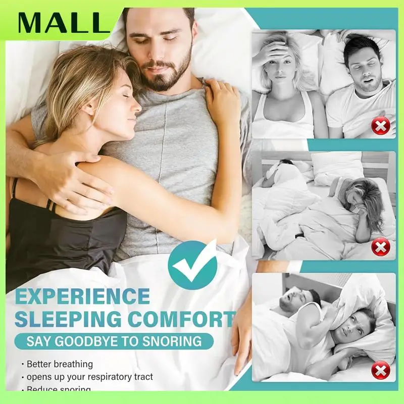 MALL Nasal Strips For Snoring Improved Airflow Relieve Nasal Congestion Extra Strength Anti Snoring Solution 30 Count