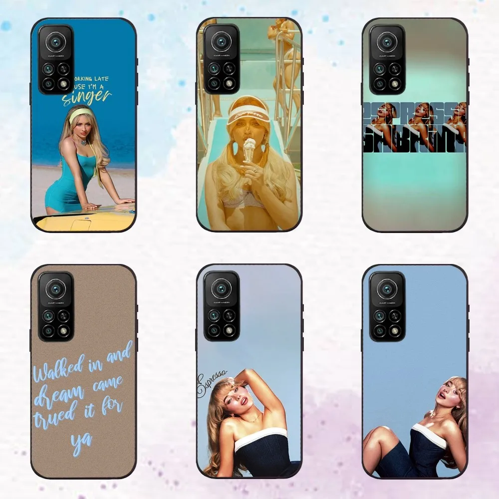 Singer S-Sabrina Carpenter Espresso  Phone Case  For Samsung A 50 52 72 73 80 91 32 51 52 71 Black Silicone Soft Case