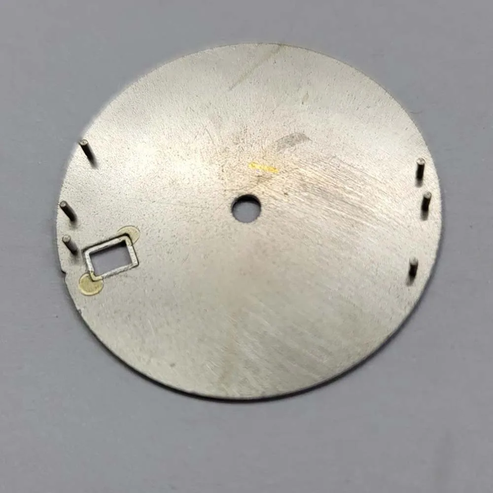 قرص NH35 28.5 ملم، وجوه ساعة بنمط السماء المرصعة بالنجوم الأرضية الخضراء المضيئة + عقارب الساعة، لساعة الحركة NH35 NH36 4R 7S