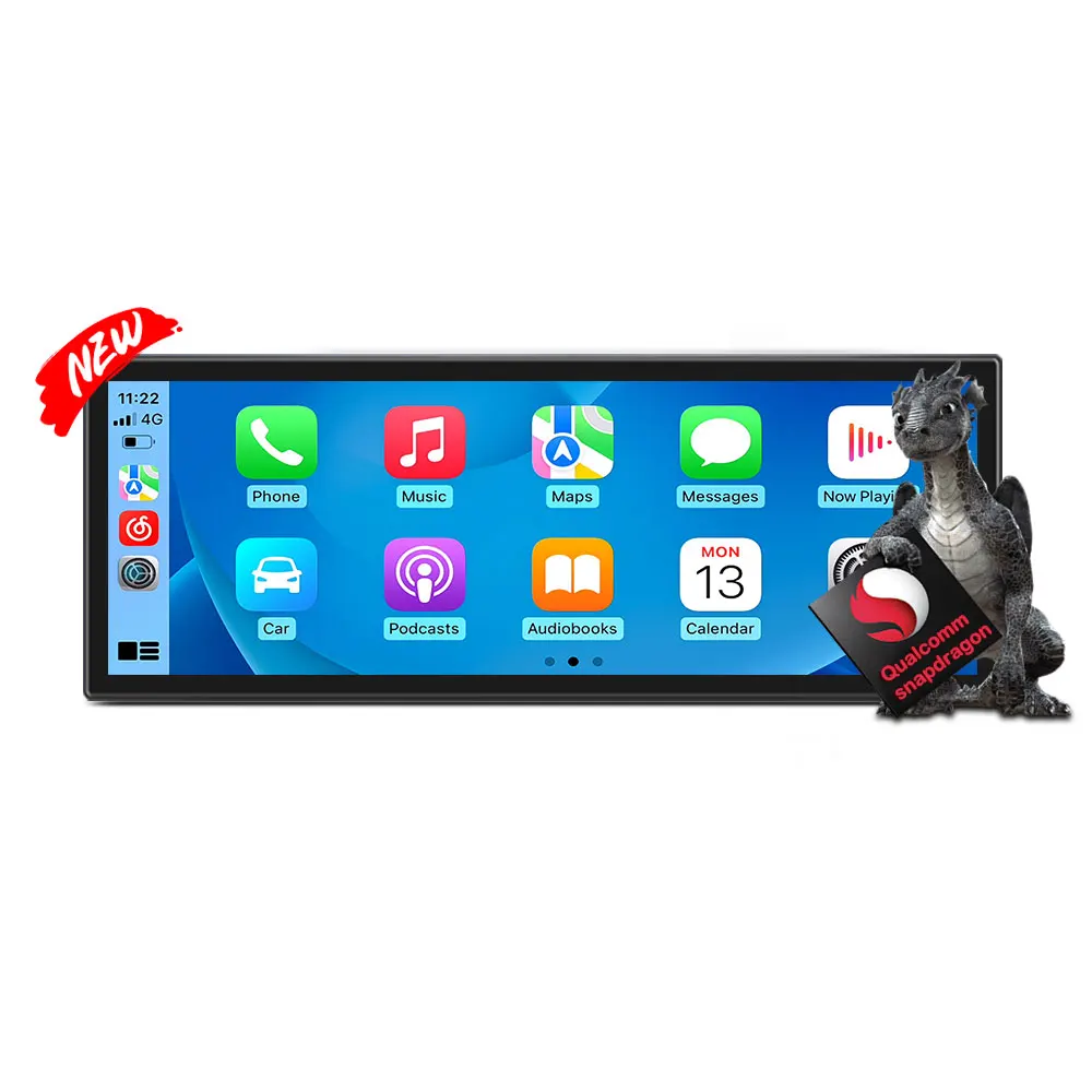 12.3 Inch Ultra-Thin Stereo GPS Touch Screen Square Corner Universal Android Navigation Reverse Assist Dashboard CarPlay Model