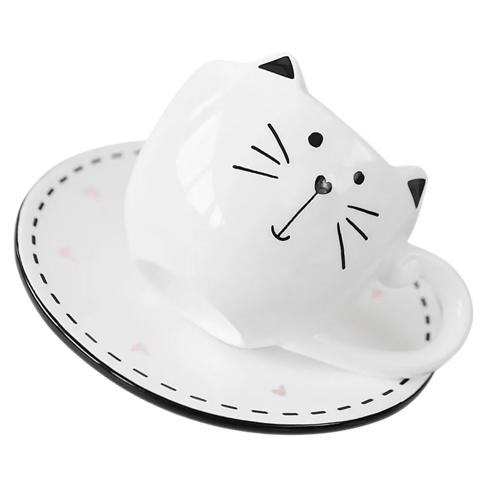 

1Set Ceramic Coffee Mug Set Portable Charm Kitchen Office Collection Cute Design Mug Coffee Cup with Handle Home Beverage Cup