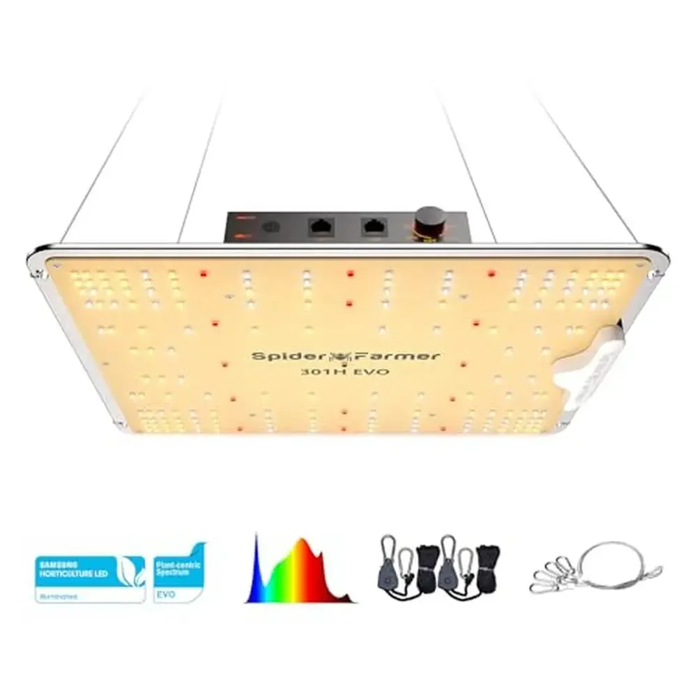 LM301H EVO عكس الضوء LED الطيف الكامل تنمو ضوء كفاءة عالية واختراق أعمق جميع مراحل النمو مثالية في الأماكن المغلقة