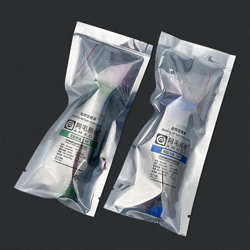 AMAOE M15 M14 Syringe Soldering Flux Tin Paste 138℃ 183℃ Melting Paste for Mobile Phone PCB Repair Tool Point Solder